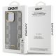 8. DKNY Leather Checkered Mono Pattern MagSafe iPhone 14 Pro Max Case - Beige