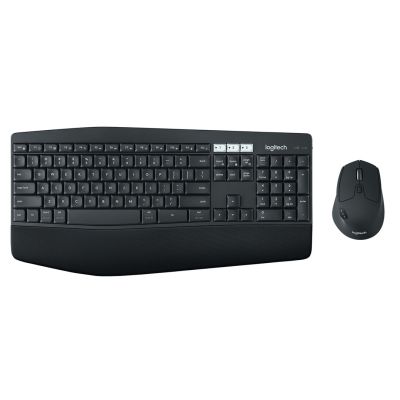 8. Logitech MK850 Performance Keyboard Mouse Included Universal RF Wireless + Bluetooth QWERTZ German Black