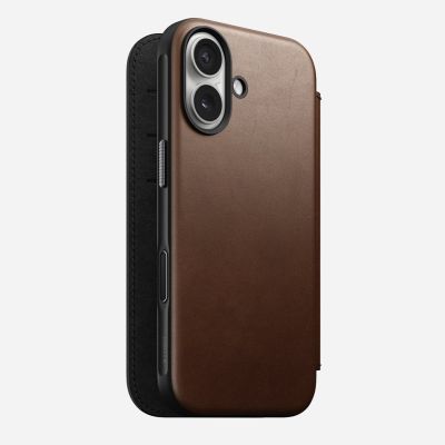 Nomad NM014209858 Cell Phone Case 16 cm (6.3") Folio Brown