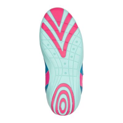 7. Trollkids Skaland Barefoot Hiker Shoes Bright Pink/Marsh Blue/Aquamarine Mist