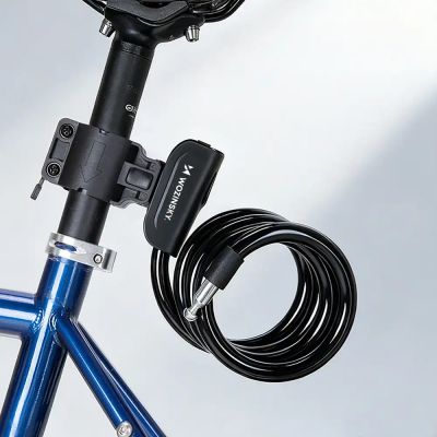 10. Wozinsky WPB-01R Portable Bike Lock with Anti-Theft Cable and 2 Keys for Electric Bikes and Motorcycles - Black