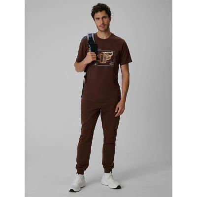 4. Men's regular printed T-shirt 4F 4FRSS26TTSHM4230-81S