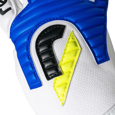 7. Reusch Legacy '86 Advance Goalkeeper Gloves White and Blue 5670206 1089