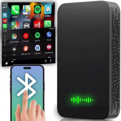 8. CARLINKIT 5.0 2Air Adapter Wireless Carplay Android Auto Carlink 5 Black