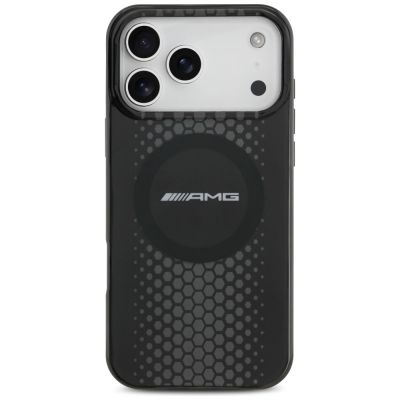 3. AMG Double Layer Transparent Graphics MagSafe Case for iPhone 17 Pro Max - Black