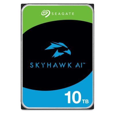Seagate SkyHawk AI ST10000VE001 Hard Drive (10 TB; 3.5"; SATA; 256 MB; 7200 RPM)
