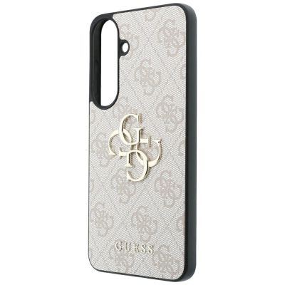 6. Guess Leather 4G Metal Logo Case for Samsung Galaxy S26 FE - Pink