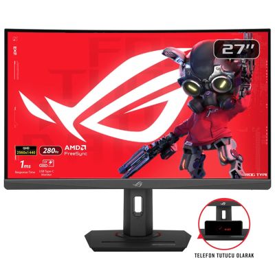 14. ASUS ROG Strix XG27WCMS Computer Monitor 68.6 cm (27") 2560 x 1440 px Quad HD LCD Black