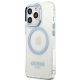 2. Guess Metal Outline MagSafe Case for iPhone 13 Pro / iPhone 13 - Blue