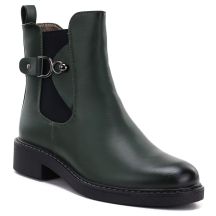 Women's ankle boots, insulated, green, M.Daszyński SA252-7