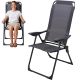 2. Folding Graphite Camping Chair with Armrests REDCLIFFS