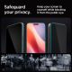 6. Spigen Glas.tR EZ Fit Privacy Tempered Glass for iPhone 16 Pro / 17 / 17 Pro - 2 pcs.