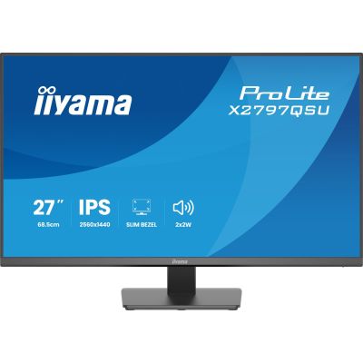 4. iiyama ProLite X2797QSU-B1 computer monitor 68.6 cm (27") 2560 x 1440 px Quad HD LED Black