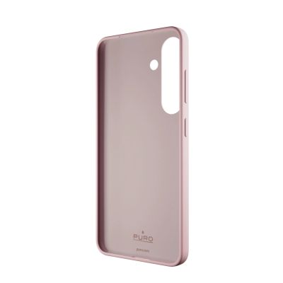 6. Puro Icon Silicone Case for Samsung Galaxy S25 - Pink