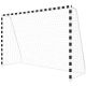 2. FOOTBALL GOAL WITH NET 300x200x100CM ENERO