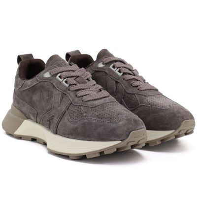 4. Brown leather platform sneakers Kobbo FIO27-67048