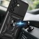 3. Hybrid Armor Camshield Case with Stand and Camera Cover for Realme GT 7 Pro 5G - Black