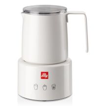 Illy milk frother white by Piero Lissoni