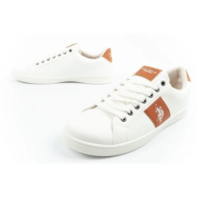 8. US Polo Assn. shoes sneakers men's fashionable white comfortable