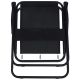 13. CAMPING CHAIR WITH ARMRESTS 52x44x75CM FOLDING BLACK