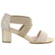 2. Women's gold Jezzi RMR1954-27 strappy sandals