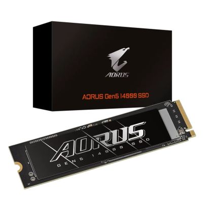6. GIGABYTE AORUS Gen5 14000 SSD - 1TB - internal - M.2 2280 - PCI Express 5.0 x4 (NVMe) - buffer: 2GB (AG514K1TB)