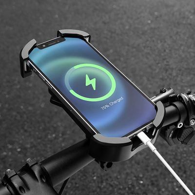 9. Rockbros 25210032005 Motorcycle Phone Holder for Mirror - Black