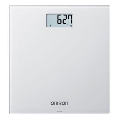 9. Omron HN-300T2-EGY Intelli IT Bathroom Scale White