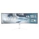 Arozzi Nova 49” Curved Computer Monitor 124.5 cm (49") 5120 x 1440 px Dual QHD LED White