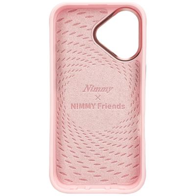 5. Nimmy Magnetic fashion cute pet MagSafe case for iPhone 16 - pink