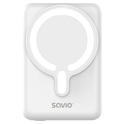 2. SAVIO POWERBANK 10000 MAH MAGNETIC WHITE BA-13