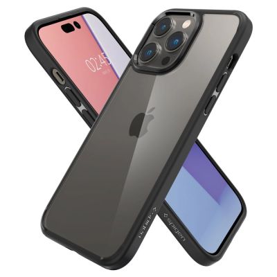 13. Spigen Ultra Hybrid iPhone 14 Pro Case - Matte Black