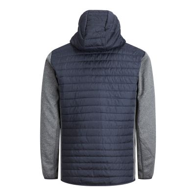 7. Jack&Jones JJEMULTI QUILTED JACKET 12182242 GREY MELANGE/SET-IN SLE