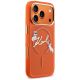 4. Karl Lagerfeld IML Choupettes Karl Script Logo MagSafe Case for iPhone 17 Pro - Orange