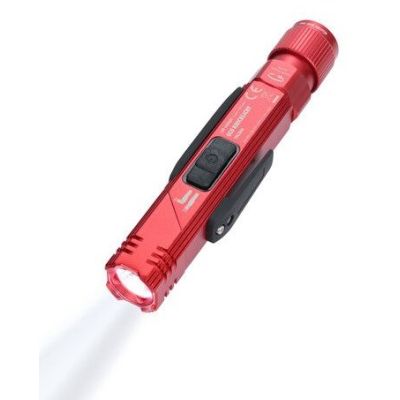 3. TROIKA ECO KNICKLICHT Red Hand flashlight + Headband flashlight COB LED