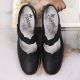 23. Rieker W RKR139 navy blue leather shoes