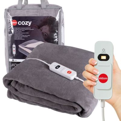 20. ELDOM ELECTRIC BLANKET KT200 KOZY 120W, WIRED REMOTE CONTROL, THREE OPERATION LEVELS, TEMP. REGULATION, FAST HEATING