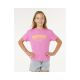 RIP CURL Surf Puff Relaxed Tee-Girl Pink