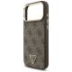 6. Guess 4G Triangle Logo MagSafe Case for iPhone 17 Pro Max - Brown & Gold