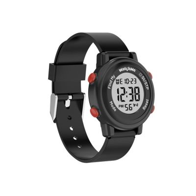 DIGITAL WATCH SPONGE WATCHME BLACK