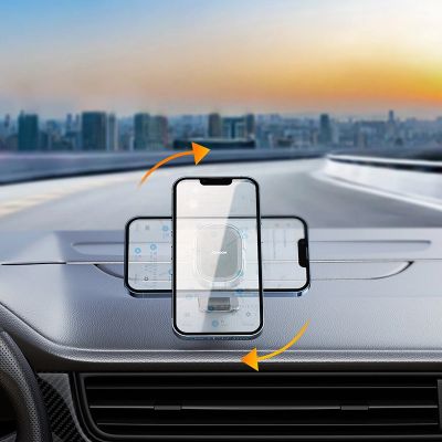 6. Joyroom magnetic phone holder for dashboard gray (JR-ZS311)