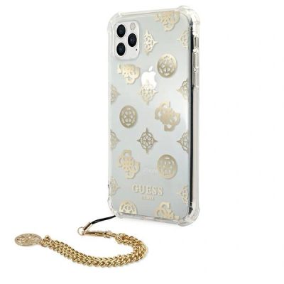 2. Guess Peony Chain Collection iPhone 11 Pro Case - Gold