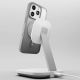 6. Puro Gradient MagSafe Silicone Case for iPhone 16 Pro Max - Silver