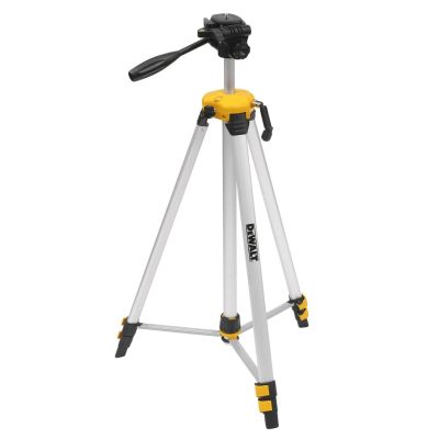 6. DEWALT DE0881T Aluminum Tripod with 1/4" Thread 75-184cm