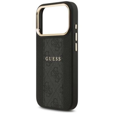 6. Guess 4G Stripe MagSafe case for iPhone 17 Pro - black