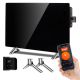 Maclean glass heating panel, infrared 600W, timer, remote control, thermostat, WiFi Tuya, black, 55x100cm, MCE536