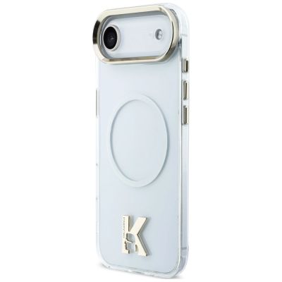 3. Karl Lagerfeld IML K Head Logo MagSafe Case for iPhone Air - Clear