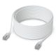 2. Ubiquiti UACC-Cable-Patch-EL-C6A-15M-W Network Cable Translucent, White Cat6a