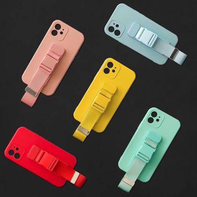 13. Rope Case Silicone Lanyard Cover Purse Lanyard Strap For Samsung Galaxy A53 5G Red