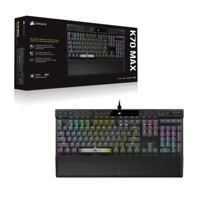 12. Corsair K70 MAX USB Gaming Keyboard German Black